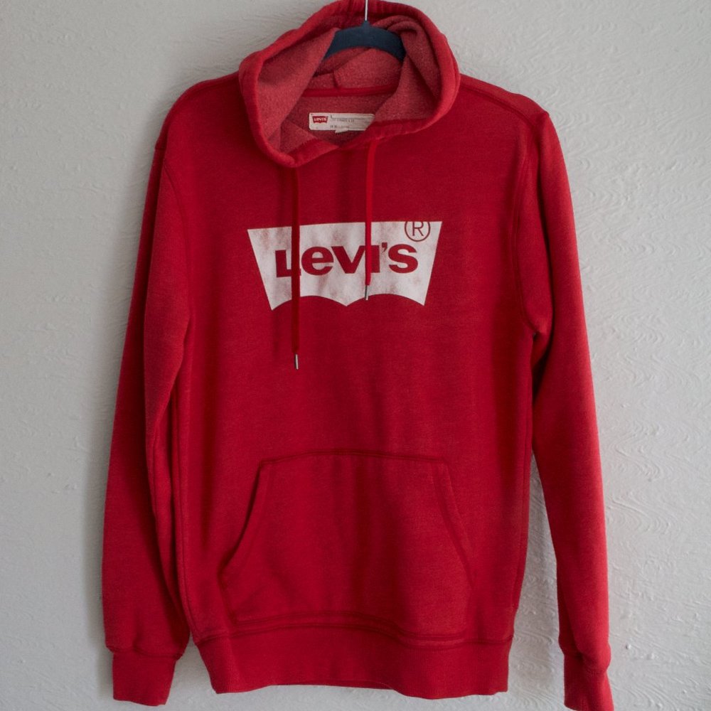 Red Levi's Sweatshirt / Hoodie - Size S
